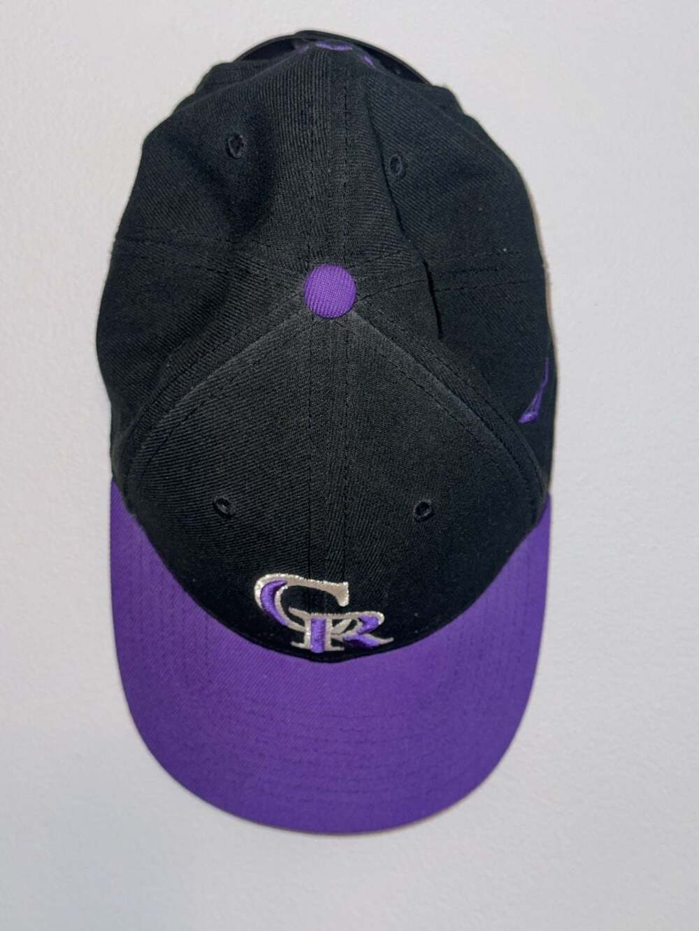 New Era Colorado Rockies 9FORTY One Size Fits Most Black Purple Hat